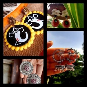 "AnEthnicAffair"- set of exclusive assorted earrings(single/combo) #poshdiwali